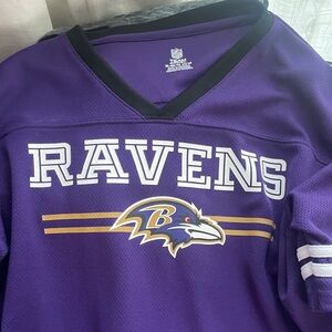 NFL Ravens Purple Jersey with Black Trim